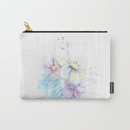 Watercolor flowers Carry-All Pouch