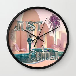 abstract art Wall Clock | Digital, Justchill, Abstractart, Pop Art, Graphicdesign, Pattern, Tree 