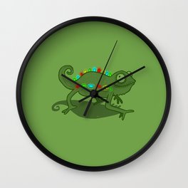 Leddy Lizzard Wall Clock | Funny, Digital, Illustration, Comic 