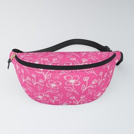 08 Small Flowers on Pink Fanny Pack