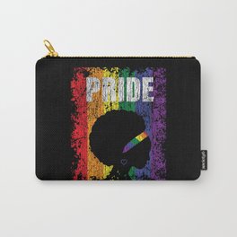Rainbow Pride African American Gay LGBTQ Pride Carry-All Pouch | Rights, Gay, Prideday, Relationship, Lgbtqclothes, Gaypride, Lgbtpride, Rainbow, Bisexual, Lgbtqflag 