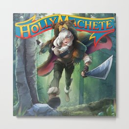 Holly Machete Metal Print | Graphicdesign, Digital 