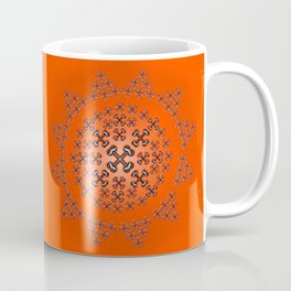 Holloween Crossbones Medallion Coffee Mug | Graphic Design, Scary, Popart, Graphicdesign, Pop Art, Digital, Pattern, Vector 