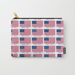 American Flag History Carry-All Pouch | Starsandstripes, 4Thofjuly, Nationalflag, Flagoftheusa, Memorialday, Americanpatriotism, Liberty, Patriotic, Patriot, Unitedstates 