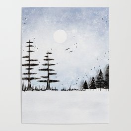 Winter Scene Poster
