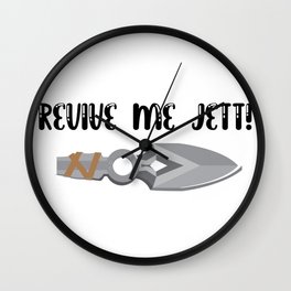 Revive Me Jett Valorant Meme Wall Clock | Valorantstreamer, Graphicdesign, Valorantsticker, Valorantjettknife, Valorantjett, Valorant, Jett, Revivemejett, Minimal, Revivemejettmeme 