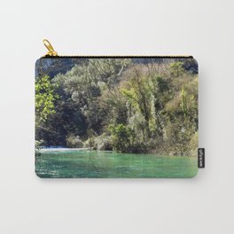 Photo 99 France River Carry-All Pouch | Mountain, Photo, Greenwater, Springphoto, Nature, Landscape, Riverphoto, Rivermountain, Greenriver, River 