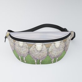 border leicesters in a line Fanny Pack