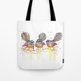 Cheeky Fantails Tote Bag