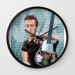 Be Like Joe Wall Clock | Strummer, Joe, Punk, Music, Telecaster, People, Painting, Illustration, Clash, Digital 