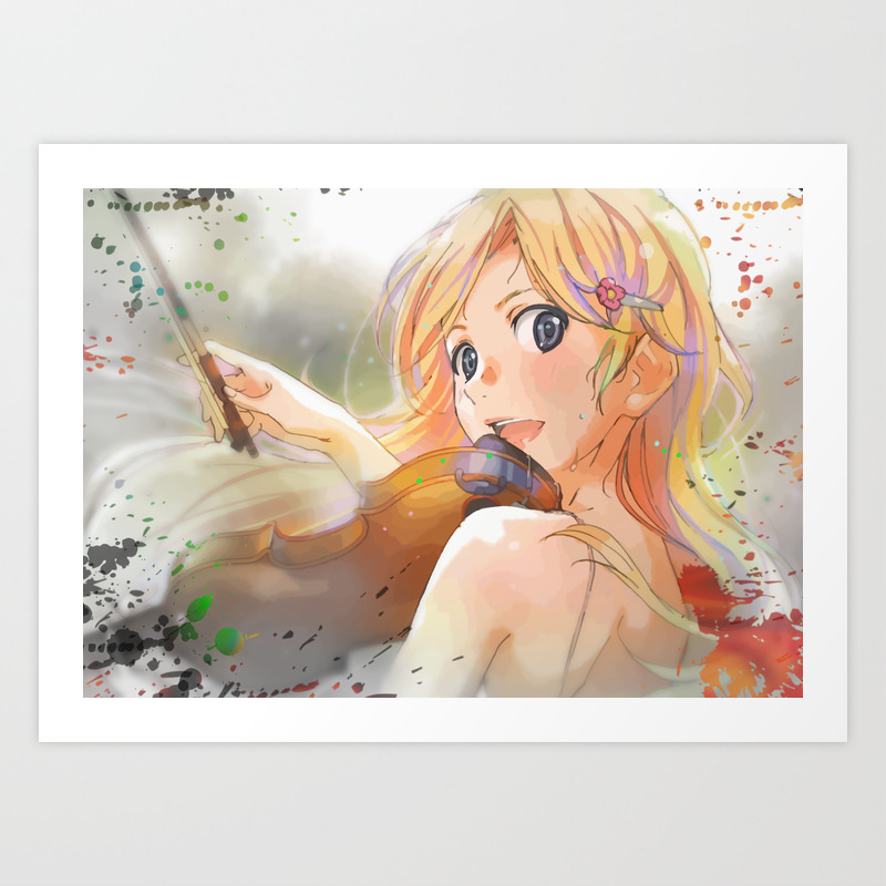 Wallpaper Shigatsu Wa Kimi No Uso Your Lie In April Art Print By Maxiposters For Free