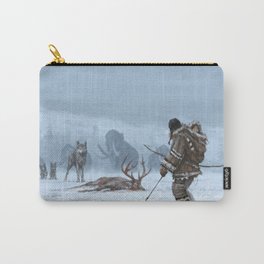 Mothers Carry-All Pouch | Acrylic, Mothers, Painting, Wolf, Illustration, Homesapiens, Landscape, Digital, Storytelling, Wolfpack 