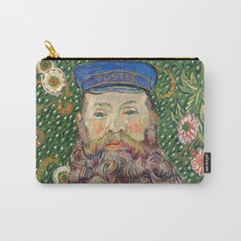 Portrait of the Postman by Vincent van Gogh Carry-All Pouch | Portrait, Impressionism, Masterpiece, Expressionism, Man, Flowers, Painting, Vincent, Oiloncanvas, Postimressionist 