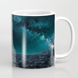 Badlands Milky Way Coffee Mug | Photo, Nightsky, Long Exposure, Color, Badlands, Milkyway, Astrophotography, Digital, Darksky, Longexposure 