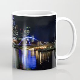 City's beauty after dark-Melbourne Coffee Mug | Decor, Giftforher, Night, City, Citylandscape, Travelart, Australia, Nikon, Cityview, Photo 