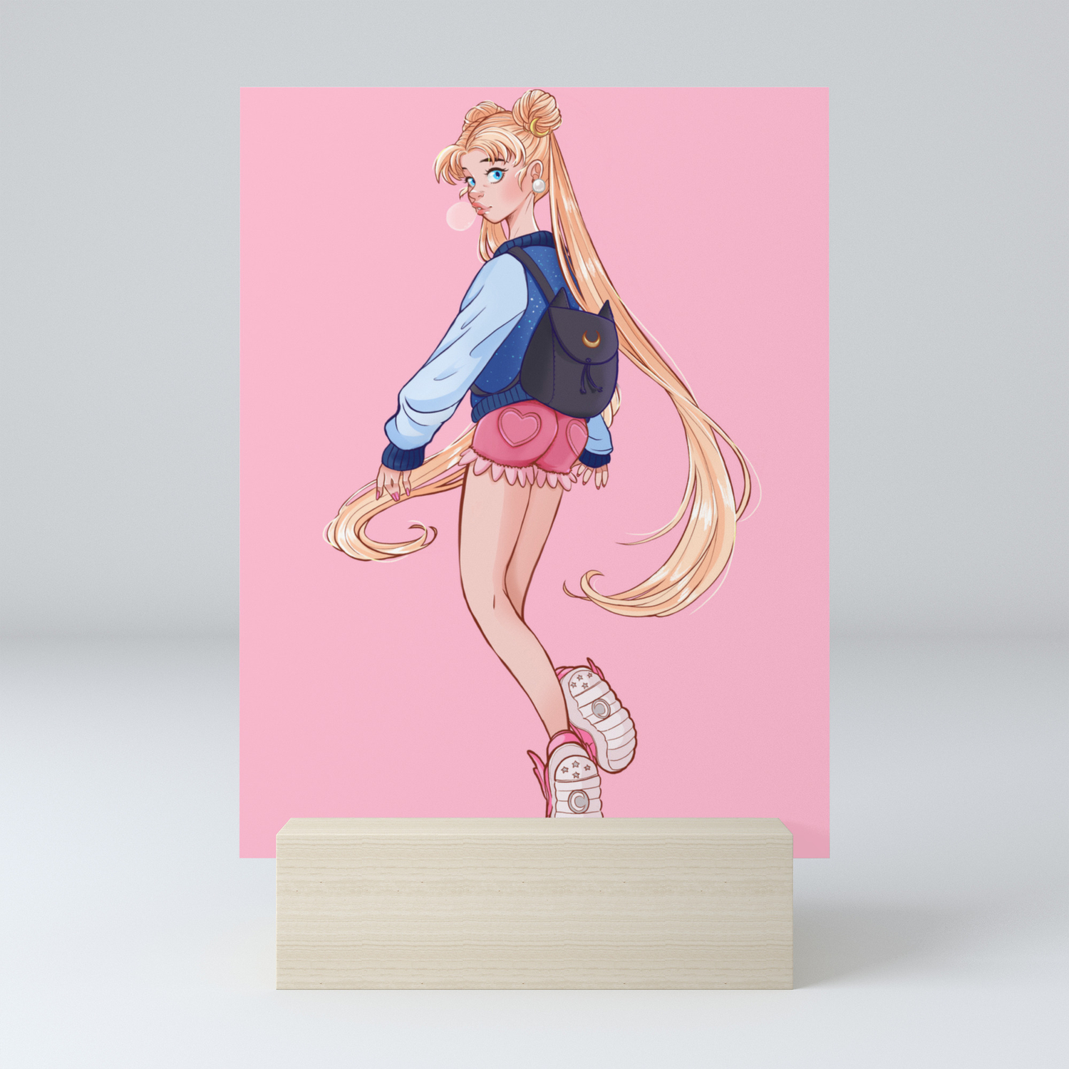Casual Sailor Moon Mini Art Print By Nadiaxel Society6