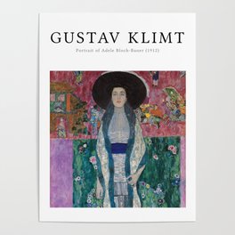 Gustav Klimt Portrait A Bloch Bauer Poster