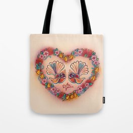 Sweetheart Fantails Tote Bag