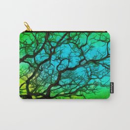 Uneasy Feeling Carry-All Pouch | Nature, Pattern, Acrylic, Trending, Christmastree, Digital, Christmas, Oil, Evergreen, Aerosol 