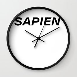 Sapien Wall Clock | Equality, Feminism, Women, Men, Hipster, Lesbian, Gay, Humans, Sapien, Human 