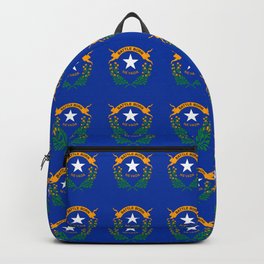 Nevada State Flag Backpack | Statepride, Gift, Stateflag, Nevada, Graphicdesign, Wallart, Birthdaygift, Home, Nevadan, Flag 