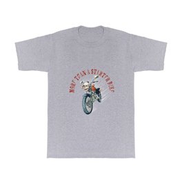 More Than A Starter Bike T Shirt | Skeleton, Motorcycle, Cycle, Twowheels, Suzukitu250X, Comic, Digital, Suzuki, Skull, Retro 