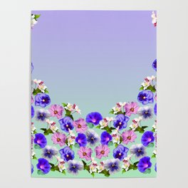 Flowers In My Garden Poster