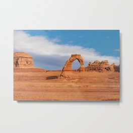 Delicate Arch 0415 - Arches National Park, Moab, Utah Metal Print | Arches, Texture, Desert, Layers, Delicatearch, Alaskan Momma Bear, Sandstone, Landscape, Moab, Nature 