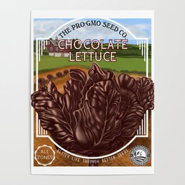 Chocolate Lettuce Poster