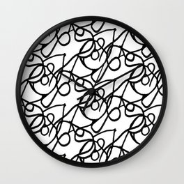 WHITE EYE Wall Clock | Cindycruzrivera, Graphicdesign 