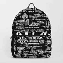 Atlanta Map  Backpack | Digital, Atlantaskyline, Pop Art, Atlantamap, Georgiadecor, Georgiahome, Atl, Atlantageorgia, Atlanta, Southern 