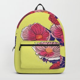 'Cosmos'politan / Flowers in sunlight Backpack | Comforting, Colorful, Florals, Bright, Bright Colors, Mood Lifter, Cozy, Unusual, For The Home, Flower Art 