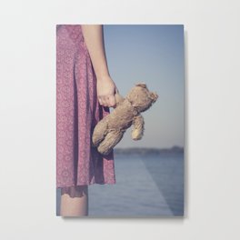 Teddy Metal Print | Teddybear, Teddy, Children, Photo, Vintage, Animal, Cute, Toy, Digital, Happyness 
