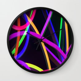 Bold Colors in Abstract Wall Clock