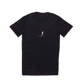 Gull T Shirt | Marine, Maritime, Drawing, Nautical, Wildlife, Animal, White, Illustration, Coastal, Black 