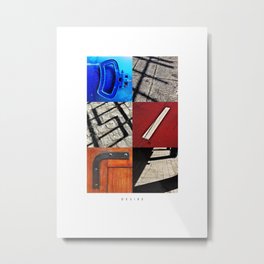 D E S I R E Metal Print | Digital, Forms, Art Print, Digital Print, Concept, Desire, Letters, Posters, Colorful, Graphicdesign 