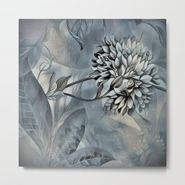 Barely Blue Metal Print | Painting, Floral, Homedecorating, Digitalpainting, Gardenflowers, Homedecor, Nature, Pastals, Hometrends, Digitalart 