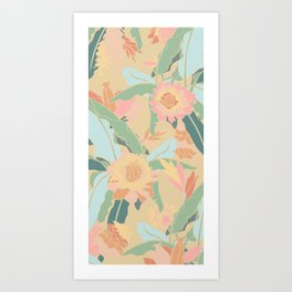 Pastel Floral Art Prints For Any Decor Style Society6