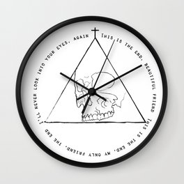 The END Wall Clock | Graphic Design, Music, Illustration, Typography 