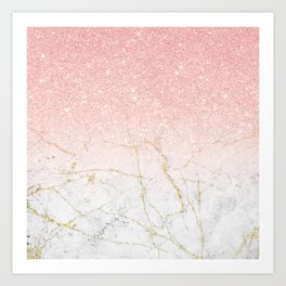 Pink And Gold Art Prints For Any Decor Style Society6