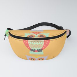 colourful owls Fanny Pack