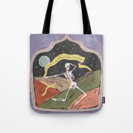 The Night the Skeletons Came To Life Tote Bag