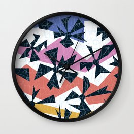 Spinning Wall Clock | Spinning, Ka, Popart, Scribble, Graphicdesign, Colour, Digital, Yellow, Peach, Colourblock 