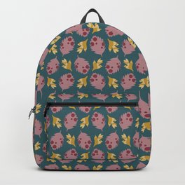 Falling Leaves in Magical Colors Backpack | Leaf, Leaves, Fantasy, Wild, Enchanted, Gold, Purple, Fall, Nature, Autumn 