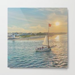 Coming Home! Metal Print | Nantucket, Marthasvinyard, Sailing, Sailboat, Boats, Photo, Coastal, Seaside, Summertime, Capecod 