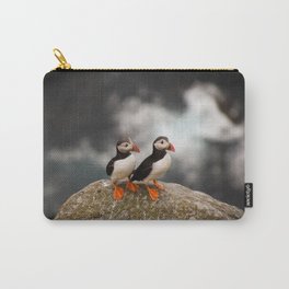 Puffins, Wildlife bird photography Carry-All Pouch