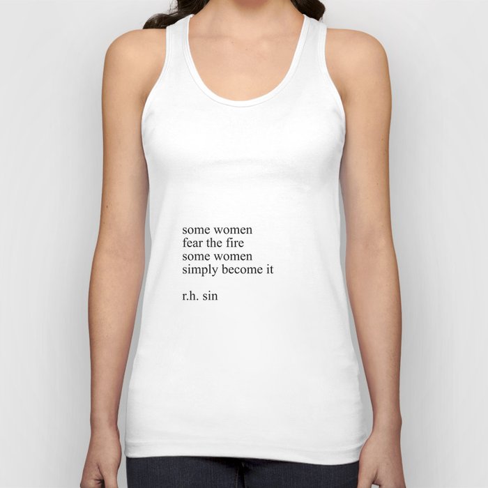 R H Sin Quote Unisex Tank Top By Blackandwhitetype Society6