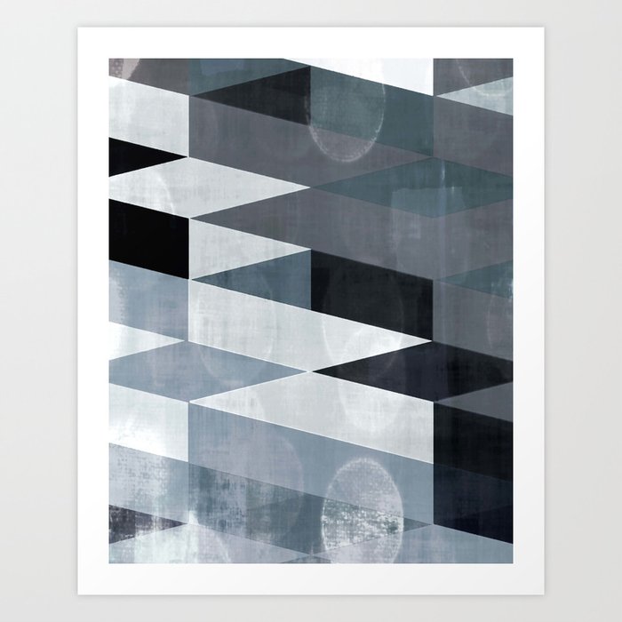 Blue Abstract Abstract Art Office Art Contemporary Art
