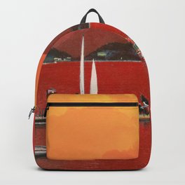 bloody hot Backpack | Surreal, Utopic, Hell, Blood, Bloody, Trippy, 80S, Red, Culture, Holiday 