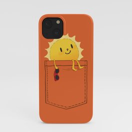 Pocketful of sunshine iPhone Case | Summer, Children, Painting, Love, Sun, Pocket, Other, Surrealism, Pop Surrealism, Comic 